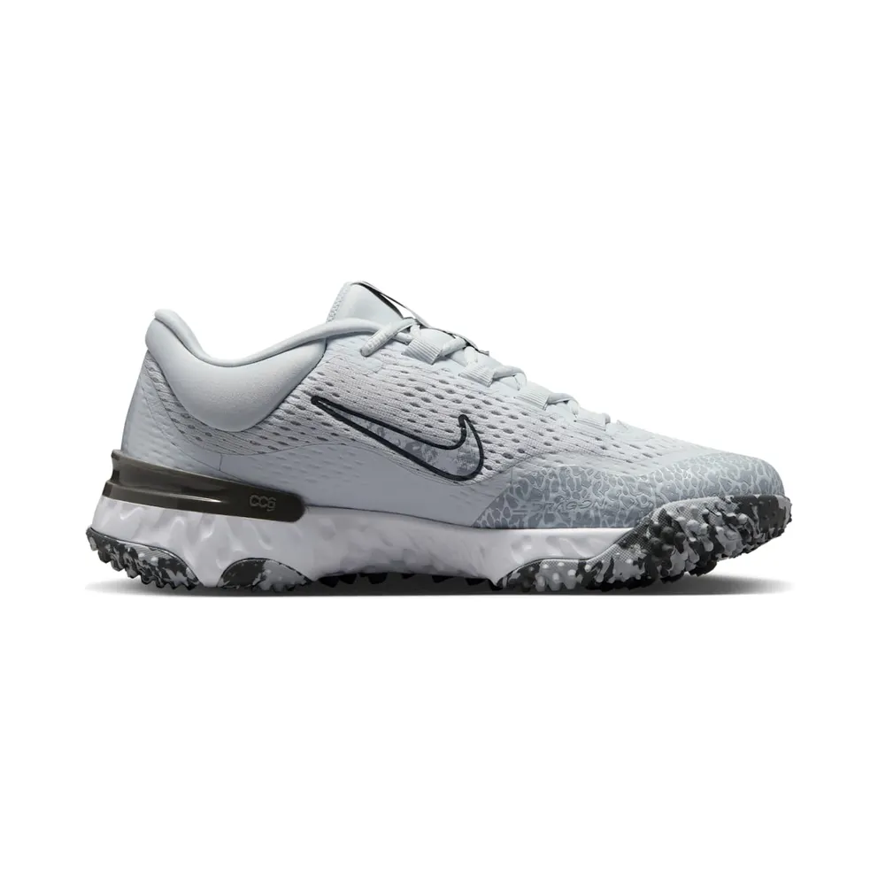 Nike Alpha Huarache Elite 4 Turf Pure Platinum Iron Grey White Wolf Grey (DV0496-002)
