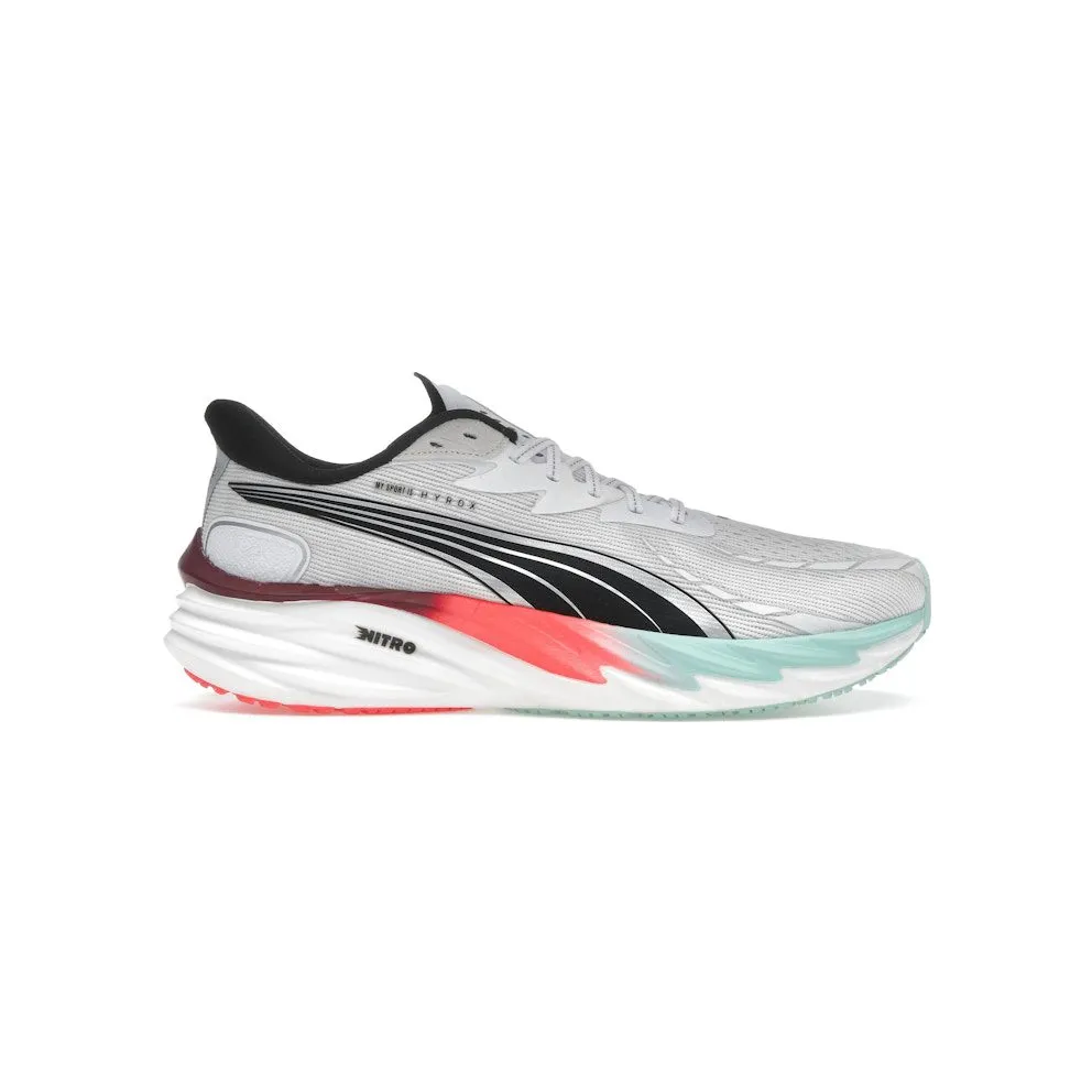 Puma Velocity Nitro 4 Hyrox White Mint Melt Glowing Red (311912-01)