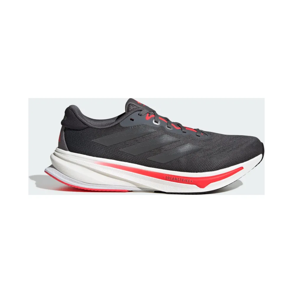 Adidas Supernova Rise 2 Running Shoes Grey Five / Night Metallic / Lucid Red (JQ4737)