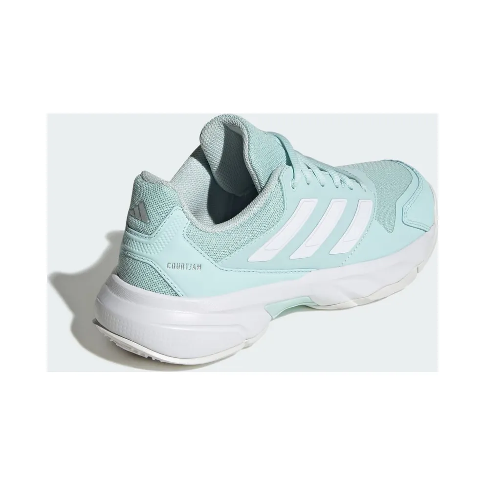 adidas Courtjam Control 3 Tennis “Halo Mint / Cloud White / Silver Metallic” (KJ1904)