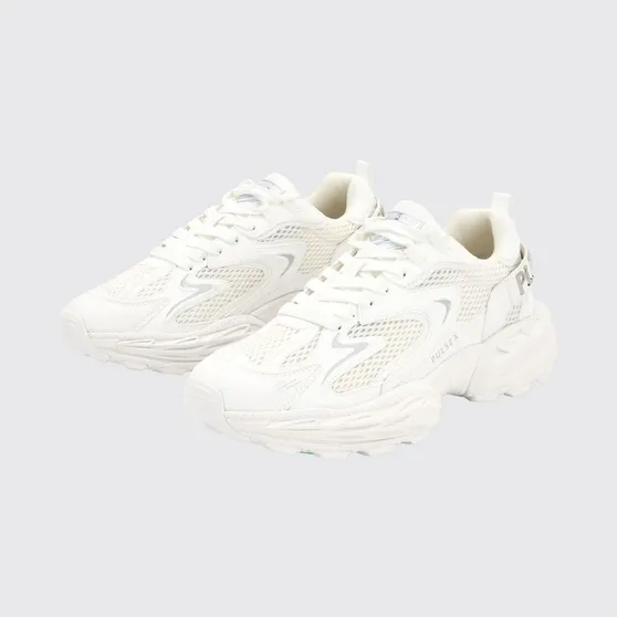 Plein Sport Pulse X Mesh and Leather Sneakers White (SAFSUSC0931STE003N01)