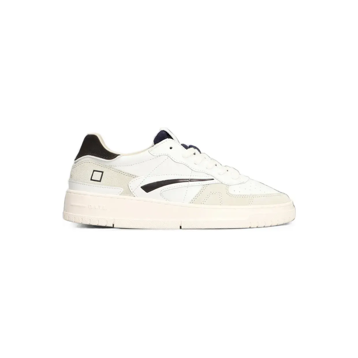 D.A.T.E. Torneo Pure panelled leather “White” (M451TPCAWN)