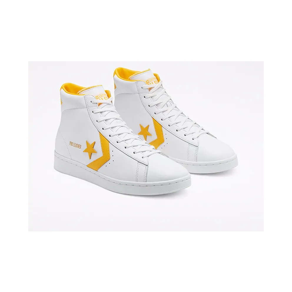 Converse Pro Leather Hi White Amarillo White/Amarillo-White (166812C)