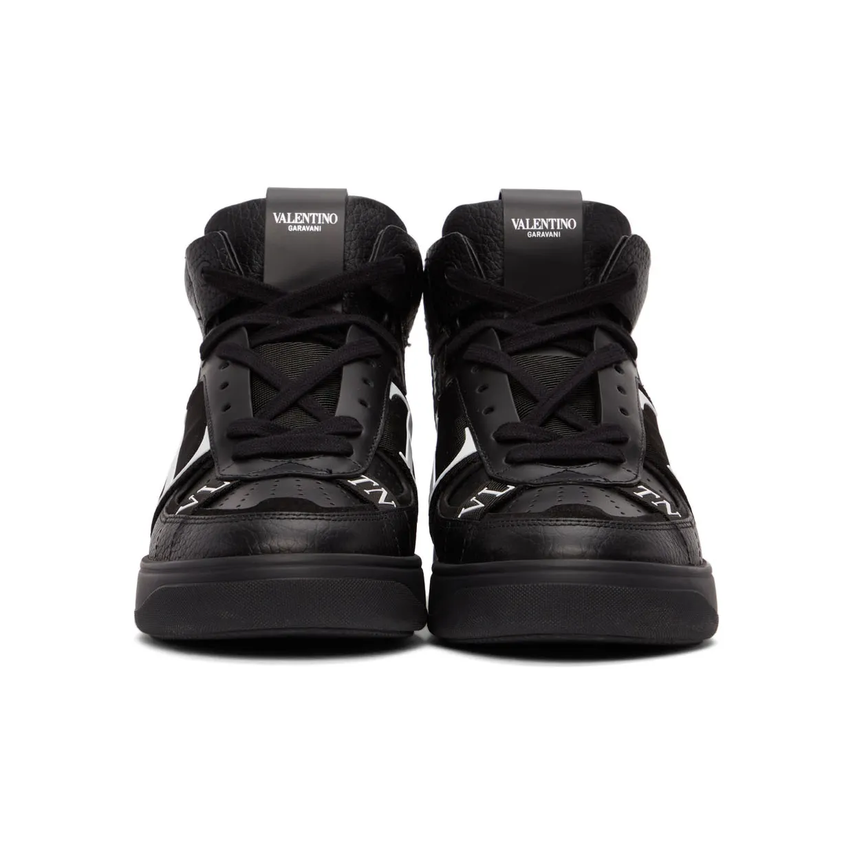 Valentino Garavani Black VL7N Mid-Top Sneakers (XY2S0E03WRQ) (2)