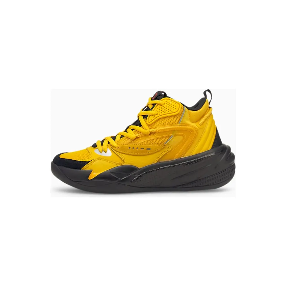 Puma Dreamer 2 Mid Basketball Shoes Black/Yellow (19485102)