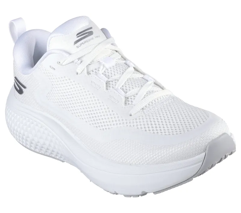 Skechers GO RUN Supersonic Max – White / Silver – “White” (172086 WSL)