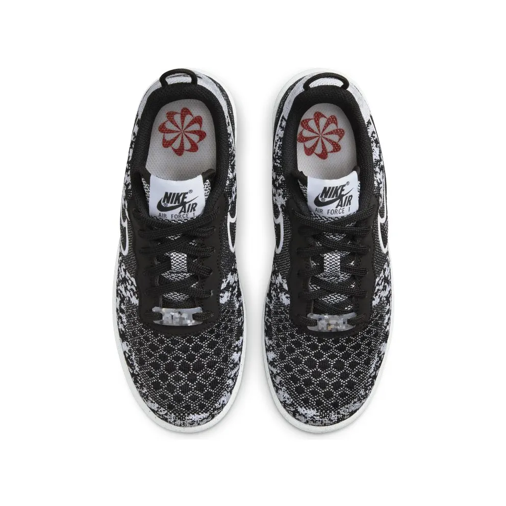 Nike Air Force 1 Crater Flyknit Older Kids’ Black (DM1060-001)