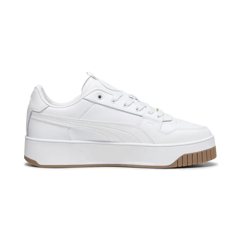 Puma Carina Street Lux “Puma White / Puma White / Puma Gold” (397487_01)