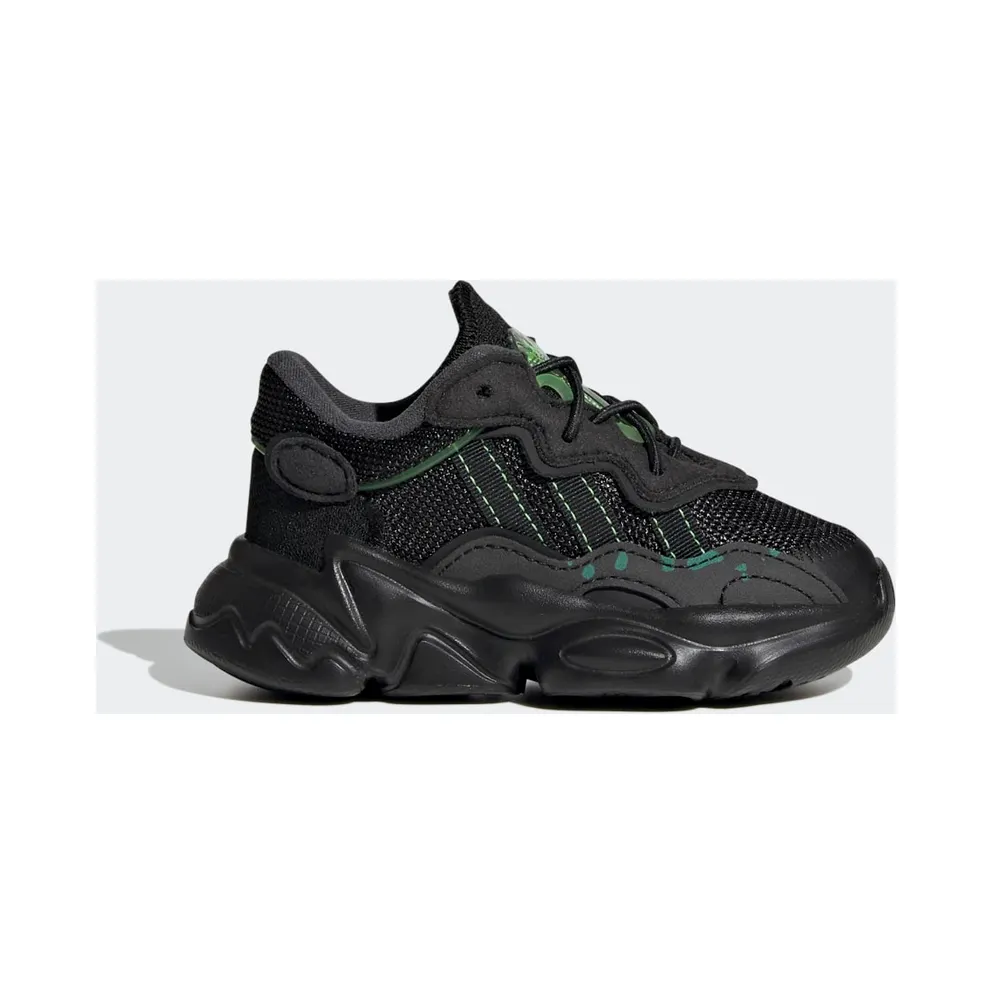 adidas OZWEEGO Schuh Core Black / Core Black / Solar Green (HR0242)
