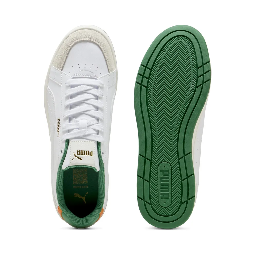 Puma Court Classico Sport “Warm White / Puma White / Archive Green” (400731_03)