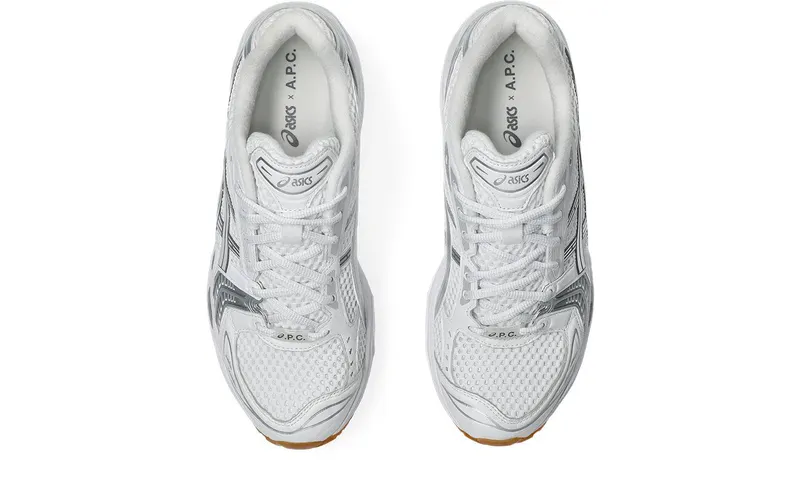 ASICS Gel-Kayano 14 A.P.C. White Pure Silver (1203A727-100)