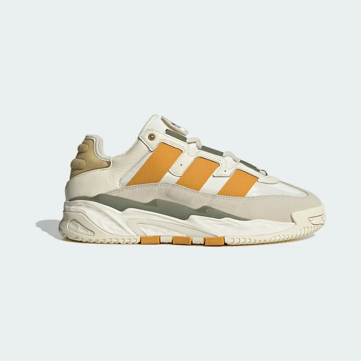 Adidas Niteball Shoes Off White / Preloved Yellow / Cream White (ID1121)