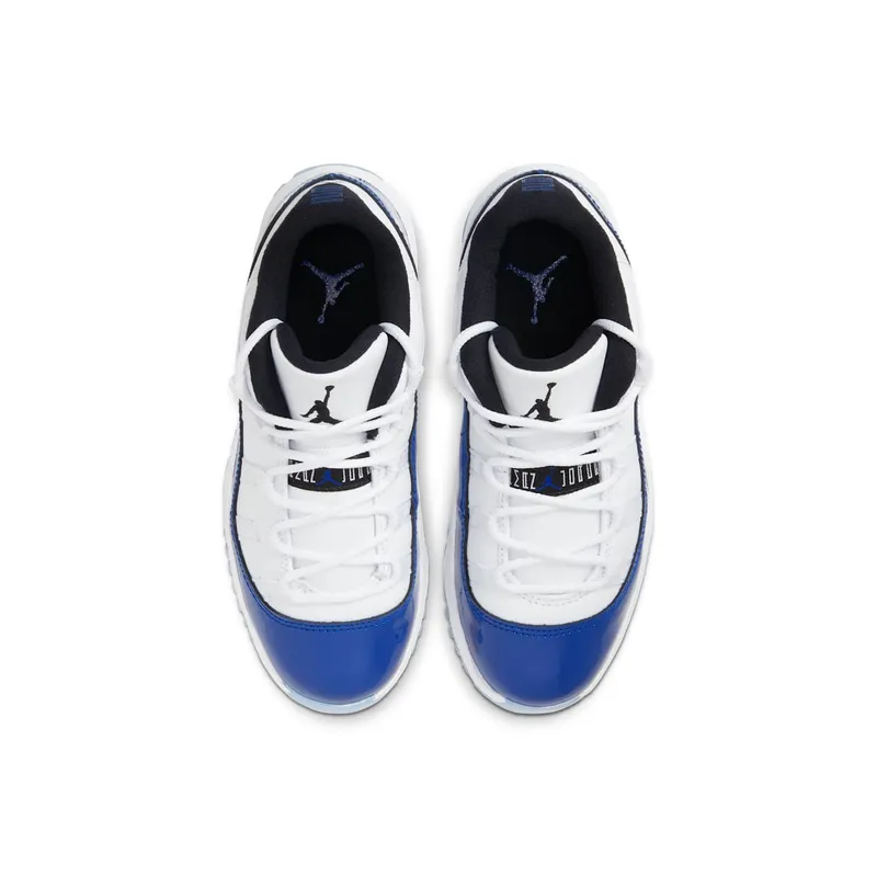 Jordan 11 Retro Low White Concord (PS) White/Black-Concord (580522-100)