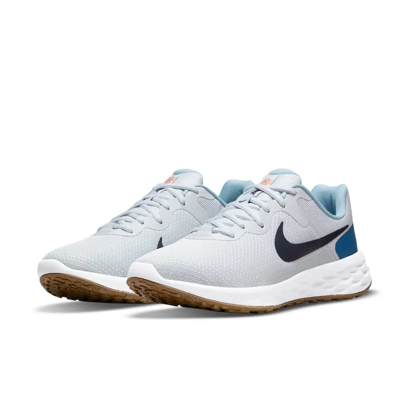 Nike Revolution 6 Next Nature Road Running Grey 50% Sustainable Materials (DC3728-009)
