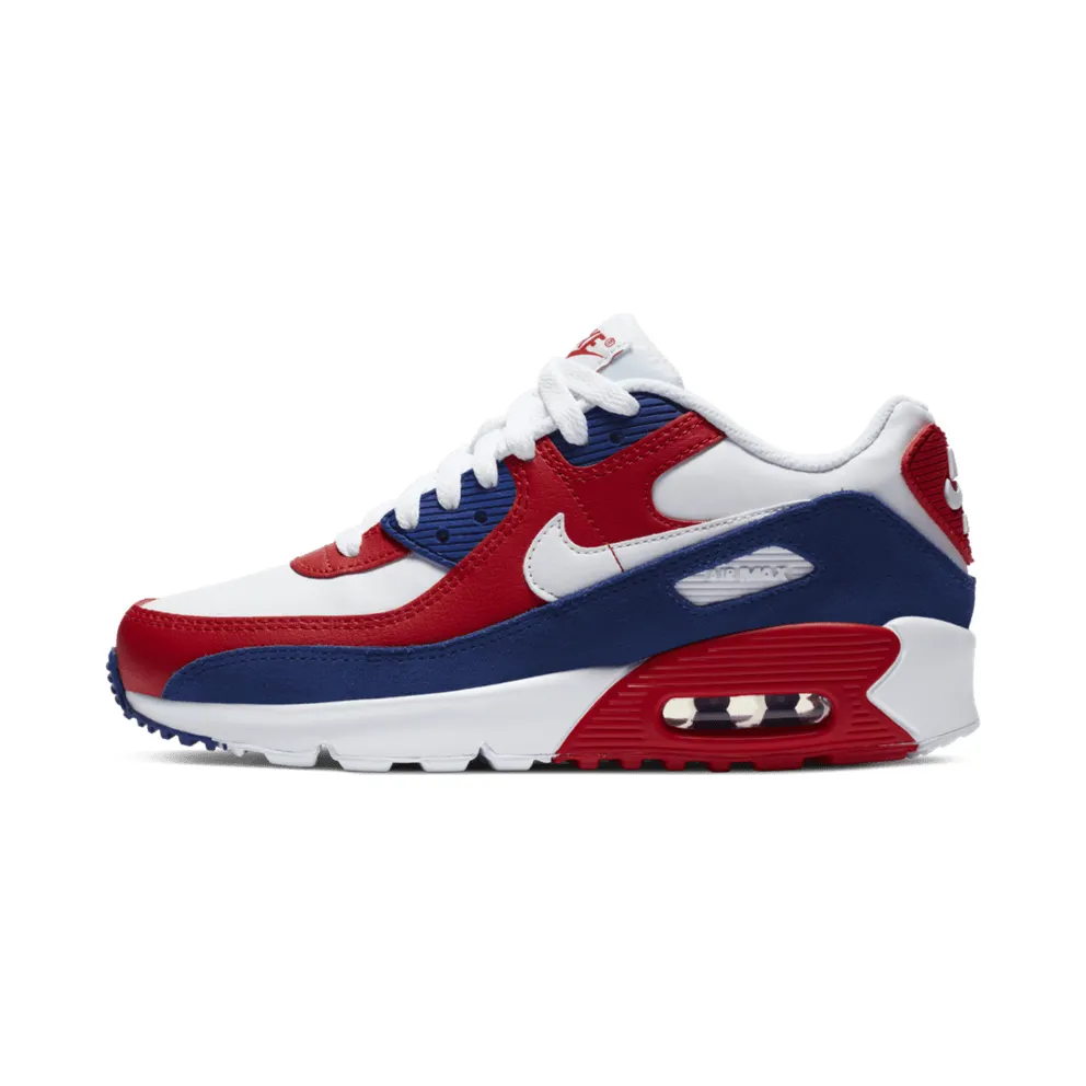 Nike Air Max 90 Deep Royal University Red (GS) White/Deep Royal/University Red (DA9022-100)