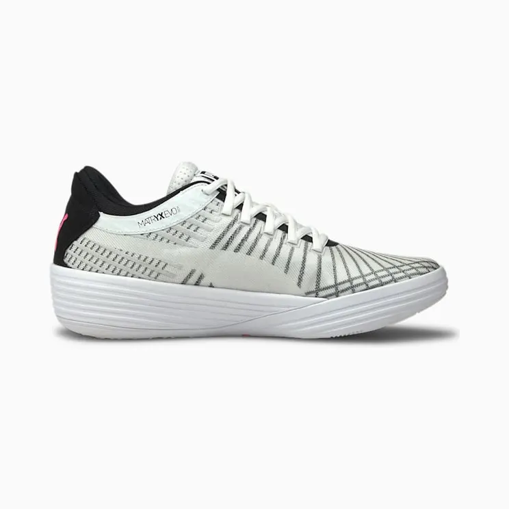 Puma Clyde All-Pro basketbalschoenen Wit/Zwart (194039-03)