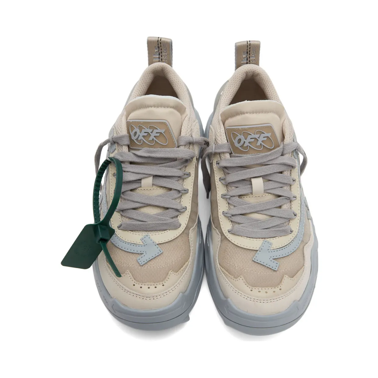 Off-White Beige & Blue Odsy 1000 Sneakers (OWIA180S22FAB0016109) (5)