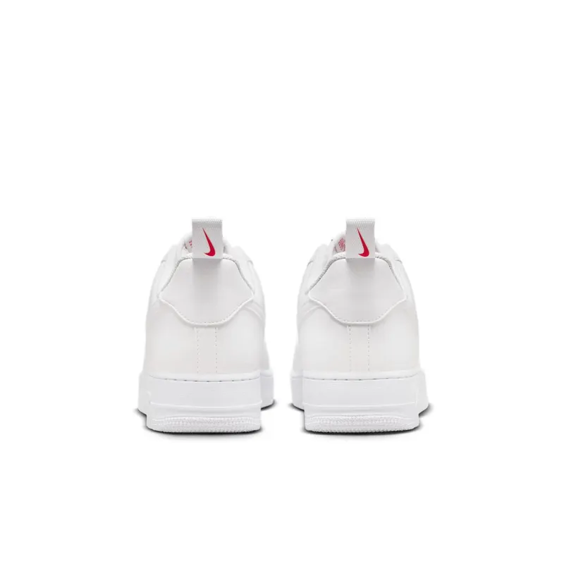 Nike Air Force 1 Low ’07 SE White Red Mini Swoosh (FZ7187-100)