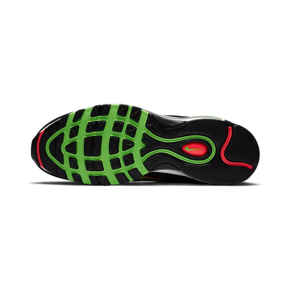 Nike Air Max 97 Worldwide Black Black/Flash Crimson-White-Green Strike (CZ5607-001)