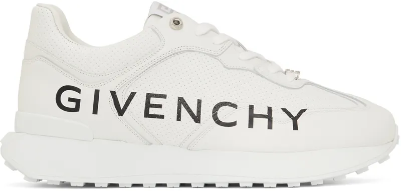 Givenchy White Leather Sneakers (BH005CH16R)
