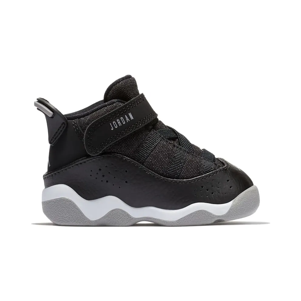 Jordan RETRO 6 RINGS TD “Black / Matte Silver / White” (323420-021)