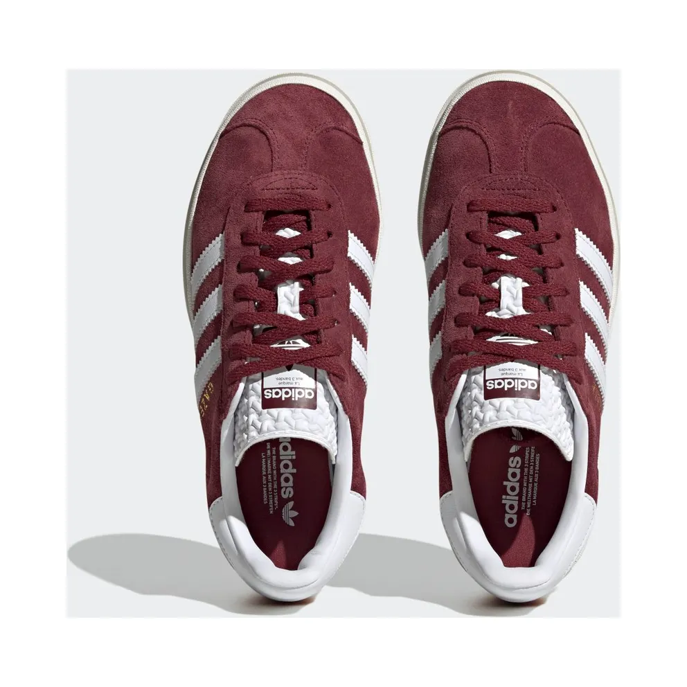 Adidas Gazelle Bold Shadow Red / Cloud White / Core White (HQ6892)