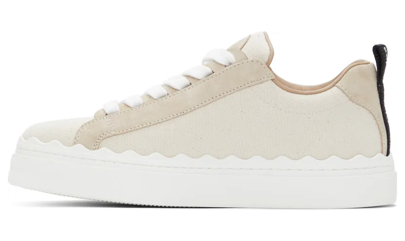 Chloé Black Canvas Lauren Sneakers (CHC21U108Q7) (3)