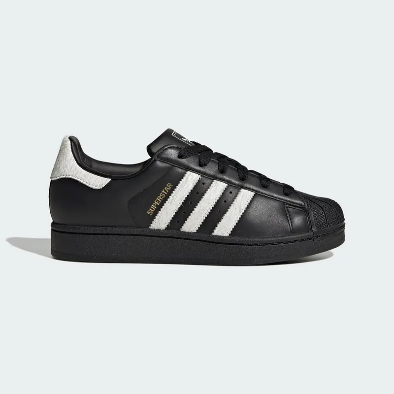 Adidas SUPERSTAR II Shoes Core Black / Off White / Gold Metallic (KI3574)