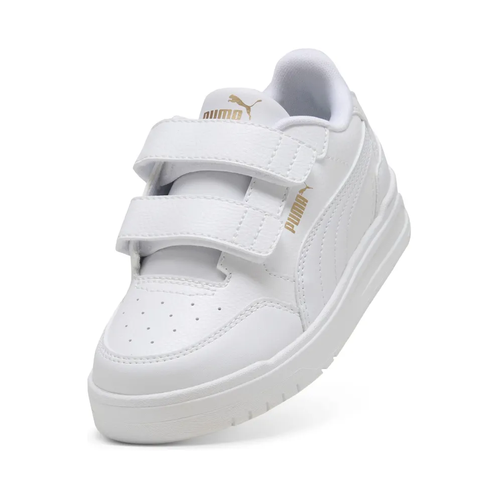 Puma Shuffle Downtown “Puma White / Puma White / Puma Gold” (403740_01)