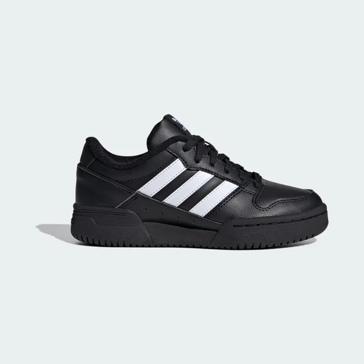 adidas Team Court 2.0 Str Shoes Kids “Core Black / Cloud White / Cloud White” (ID6630)