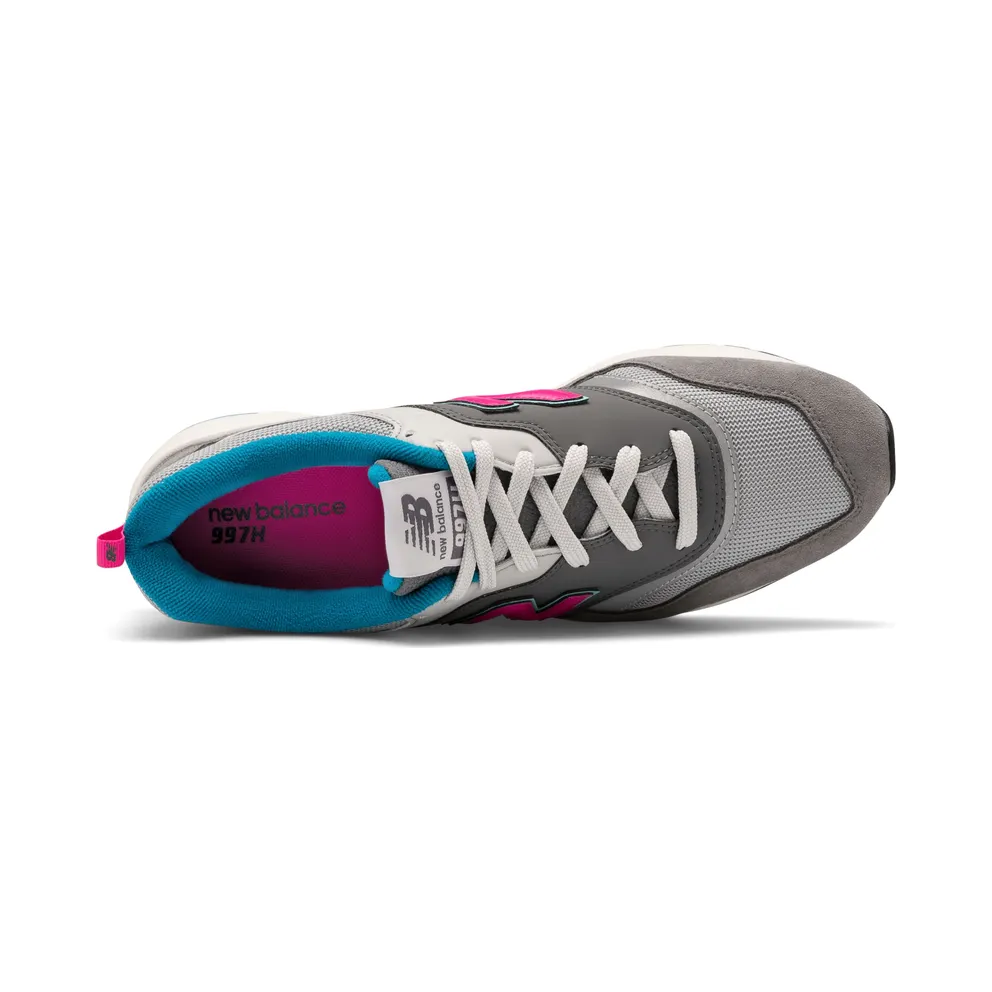 New Balance 997H Castlerock Dark Grey/Pink-Blue (CM997HAH)