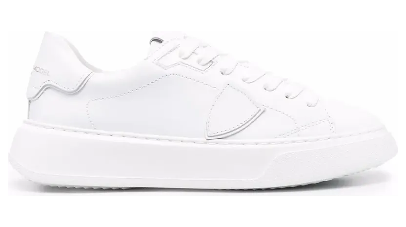 Philippe Model Paris Sneakers mit Logo-Patch – Weiß (BTLDV001)