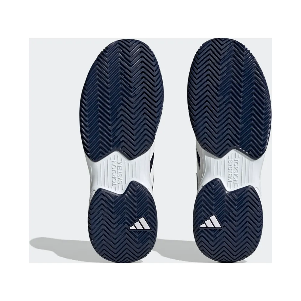adidas Courtjam Control Tennis Shoes Team Navy Blue 2 / Cloud White / Cloud White (HQ8808)