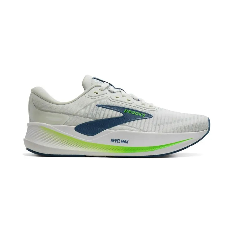 Brooks Revel Max White Moonlight Green Gecko (110482-1D-177)