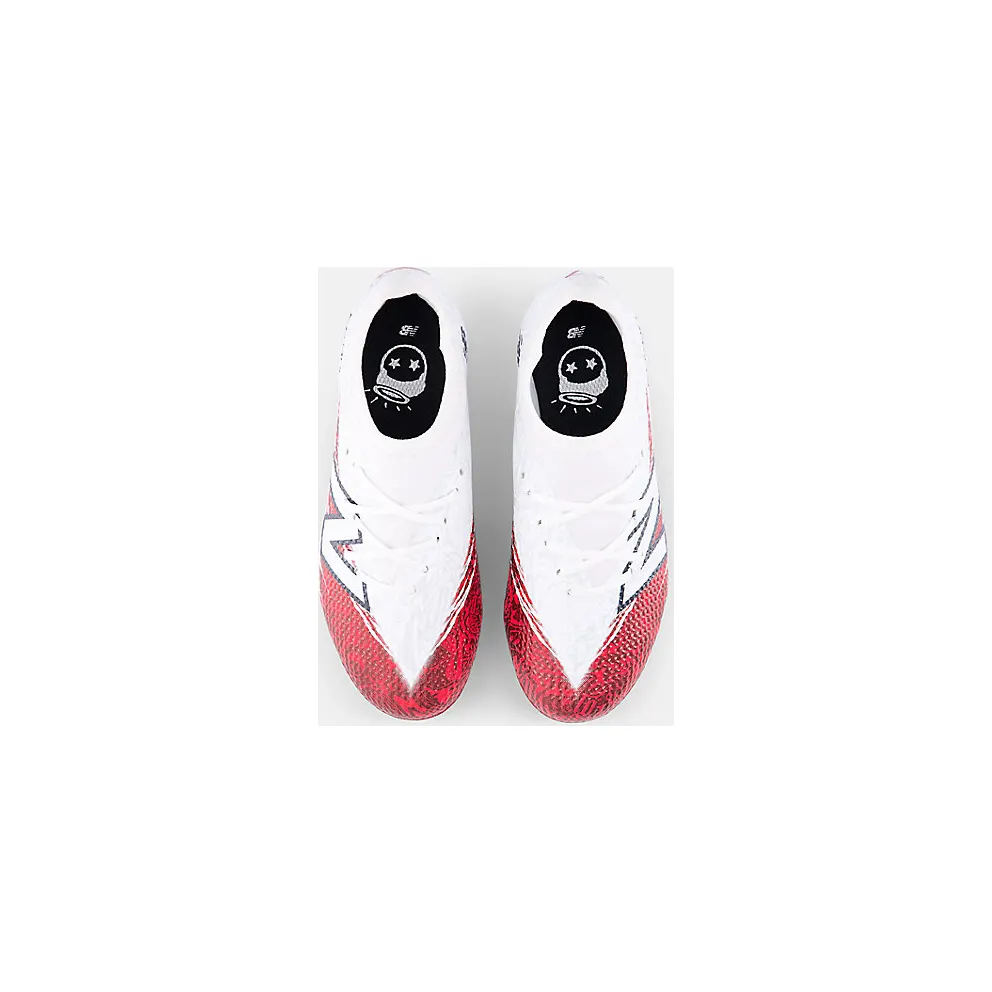 NEW BALANCE BUKAYO SAKA x FURON TEAM JNR FG V8 “White / Burgundy / Silver” (SJF3FBSC)