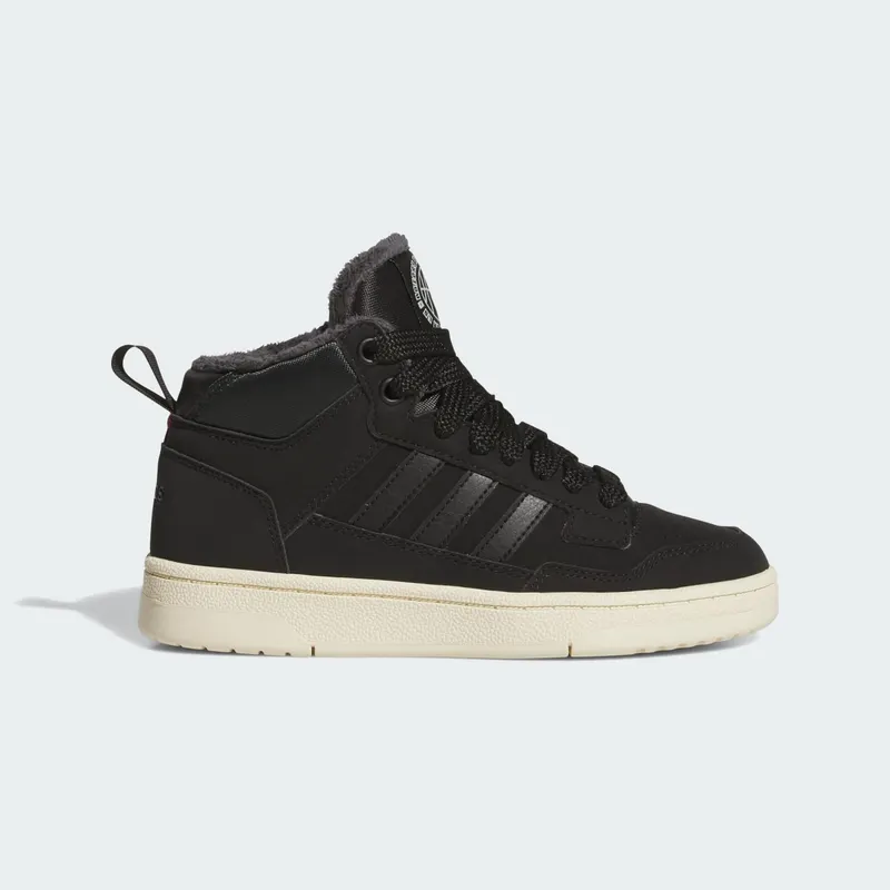 Adidas Rapid Court Mid Winterized Core Black / Carbon / Cream White (JR1027)