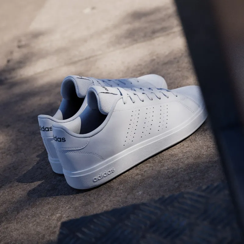 Adidas Advantage Base 2.0 Cloud White / Cloud White / Collegiate Green (IF4135)