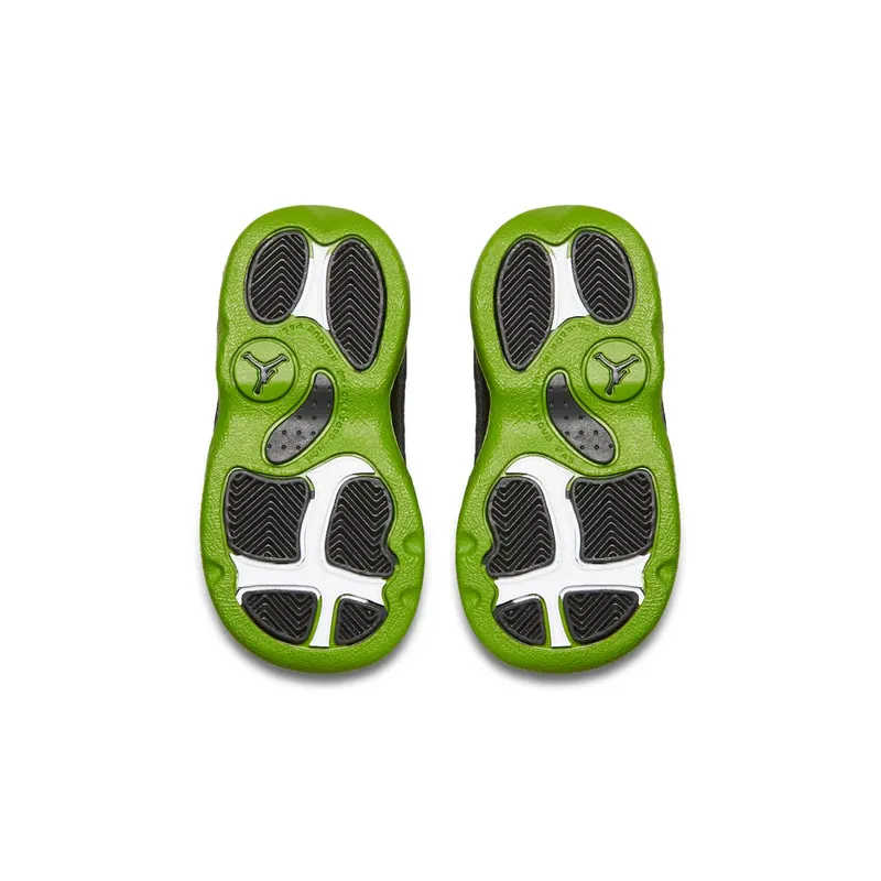 Jordan 13 Retro Black White Altitude Green (414581-042)