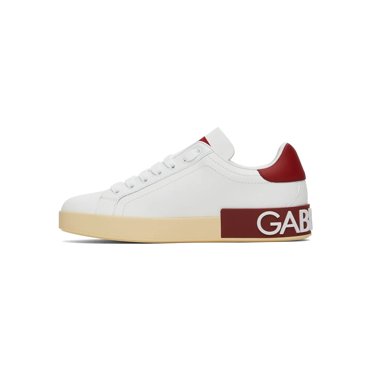 Dolce & Gabbana White & Red Portofino Low-Top Sneakers (CS1772AC330) (3)
