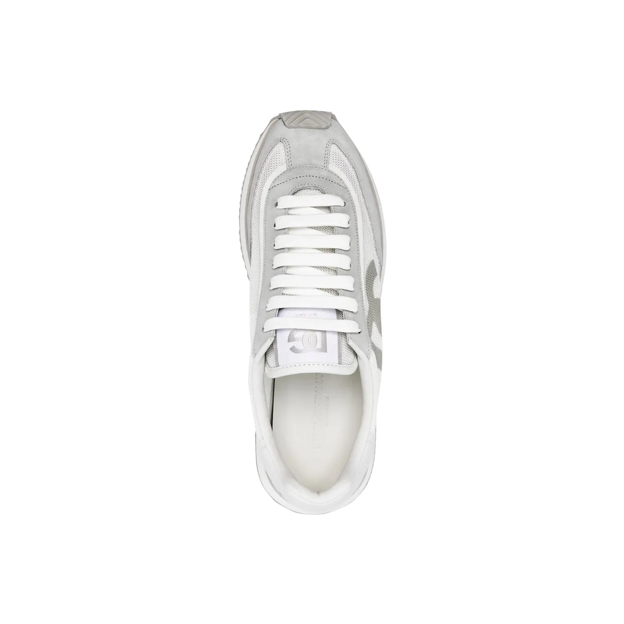 Dolce & Gabbana Mixed-material DG Cushion “White/Grey” (CS2288 A5355 8B930) (2)