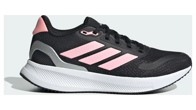 Adidas Runfalcon 5 Kids Core Black / Pink Spark / Silver Metallic (IE8585)