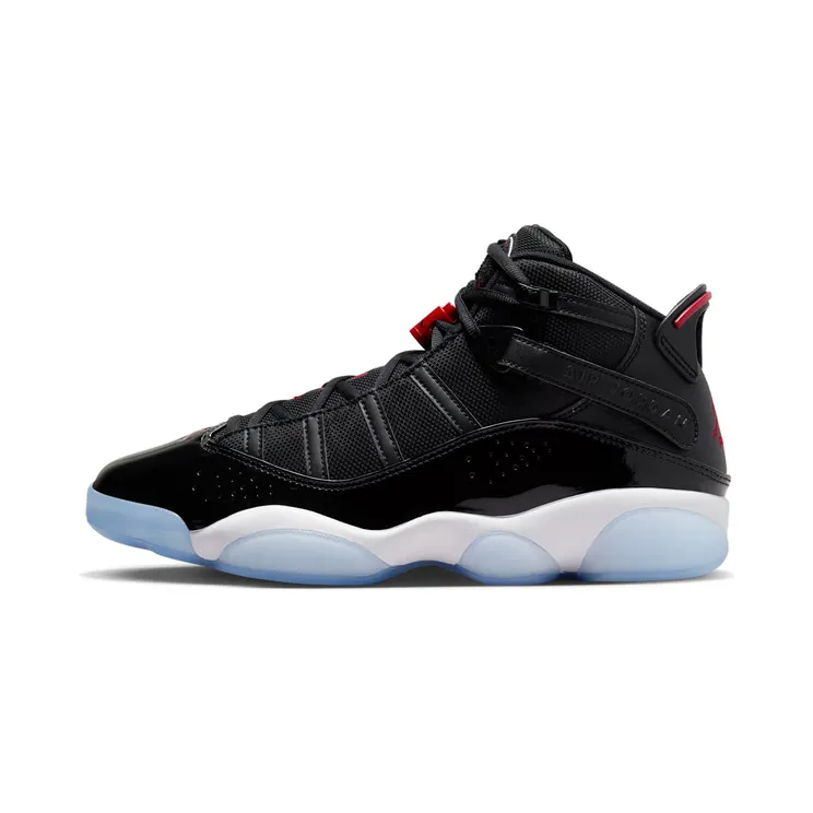 Air Jordan 6 Rings “Black / White / Gym Red” (322992-064)