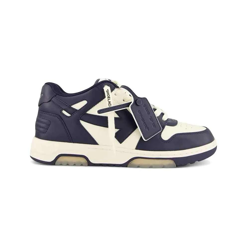 OFF-WHITE Out Of Office OOO Low Tops White Petrol (OMIA189F25LEA0020348)