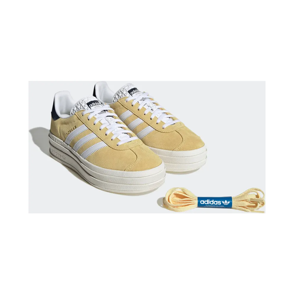 Adidas Gazelle Bold Almost Yellow / Cloud White / Legend Ink (HQ6891)