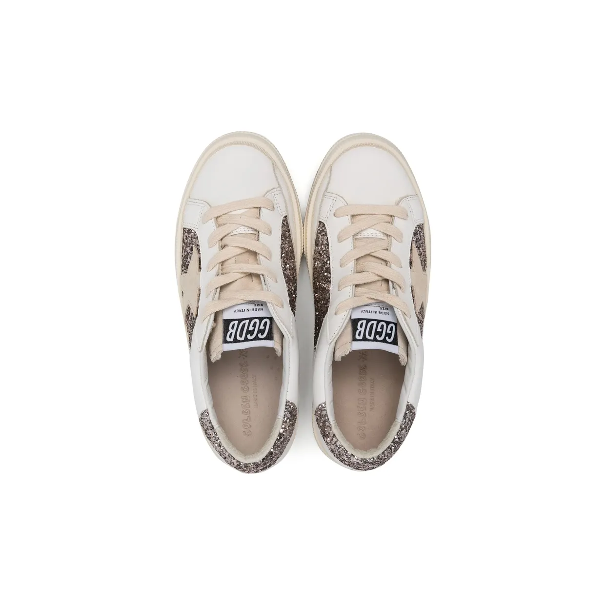 Golden Goose Glitter-panelled May “White” (GJF00715 F005321 11694) (3)