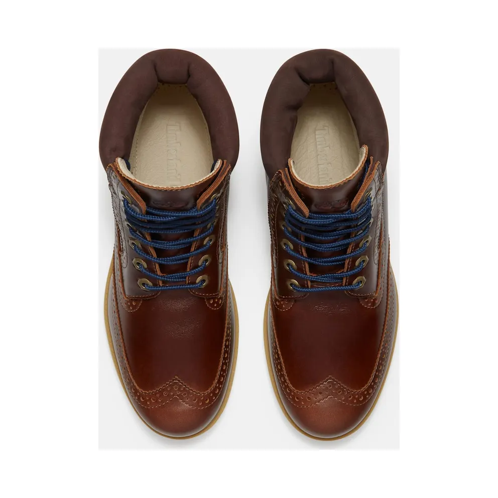 Timberland 6 Premium Brogue Boot Medium Brown Wingtip (TB0A2A8V-EM4)