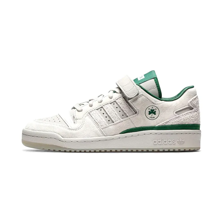 Adidas x BSTN Forum 84 Low Panathinaikos – “Grey / Cloud White / Green” (GX6804)