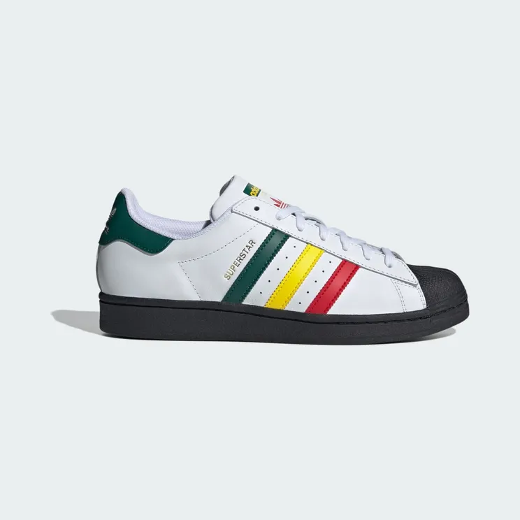 adidas Superstar Cloud White / Yellow / Collegiate Green (IH3120)