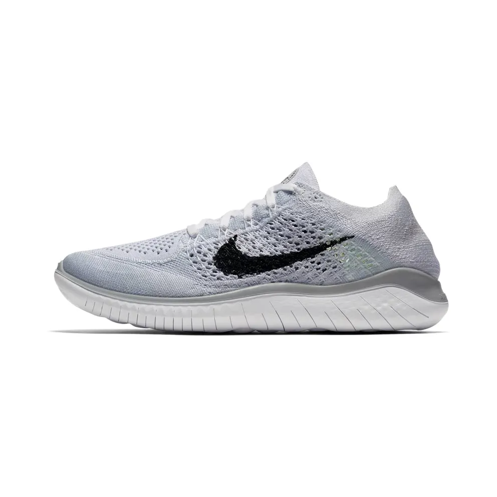 Nike Free RN Flyknit 2018 White Pure Platinum (W)