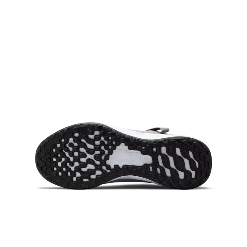 Nike Revolution 6 FlyEase Older Kids’ Easy On/Off Road Running Grey 50% Sustainable Materials (DD1113-006)